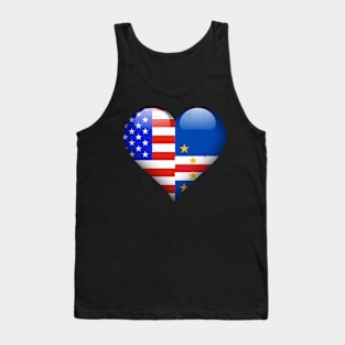 Half American Half Cape Verdean - Gift for Cape Verdean From Cape Verde Tank Top